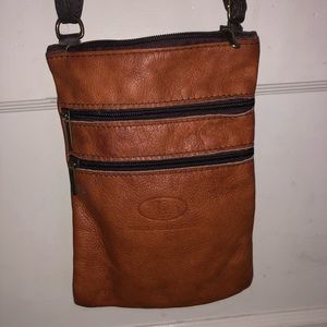 ITALIAN leather crossbody bag